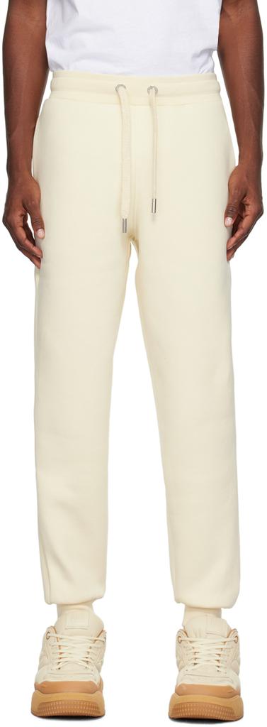 AMI Off-White Drawstring Sweatpants
