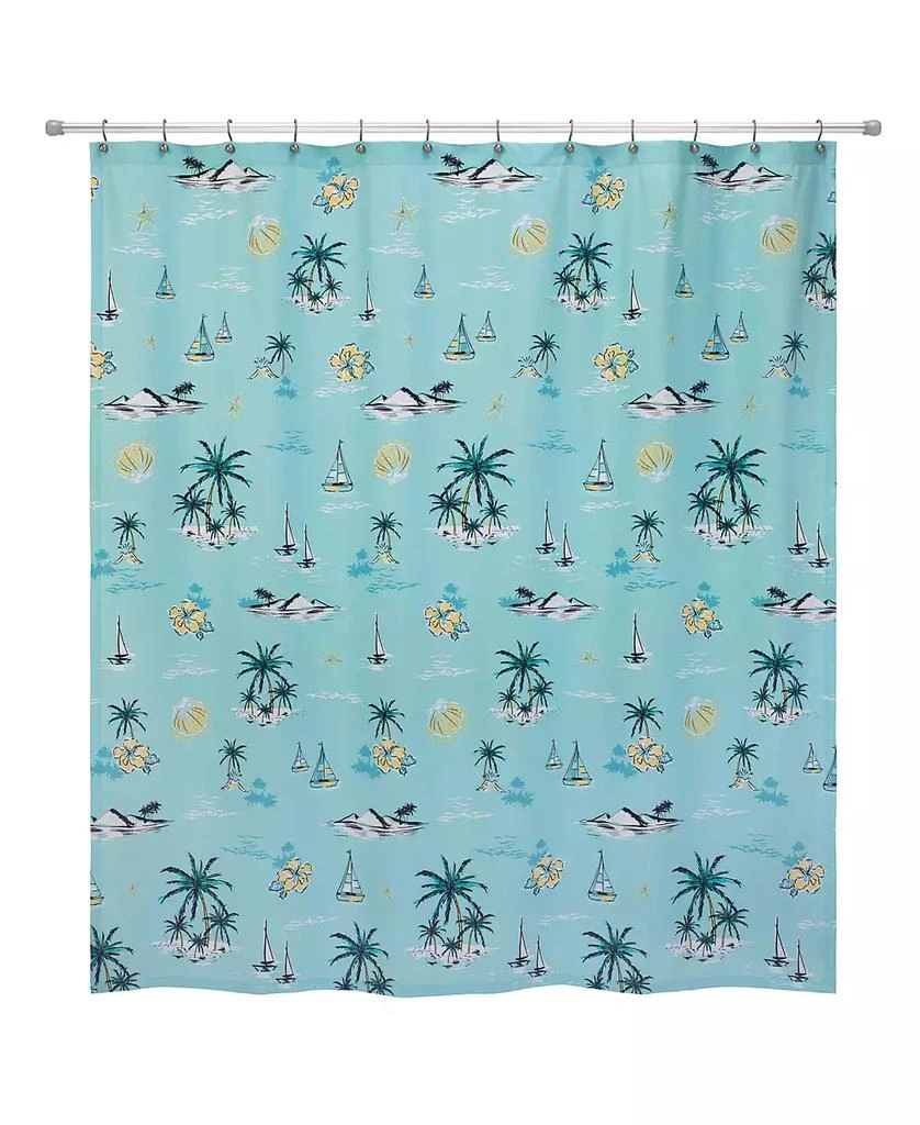 IZOD Tropical Mode Shower Curtain, 72" x 72" 2