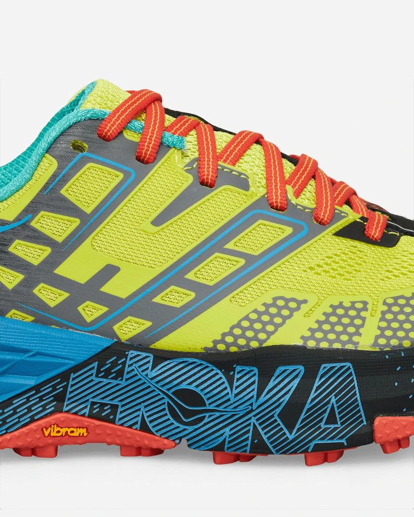 Hoka One One Speedgoat 2 Sneakers Citrus / Blue 6