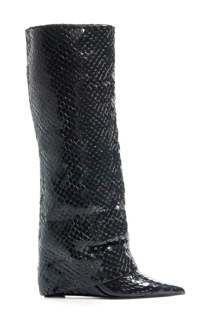 Steve Madden Paley Snake Embossed Boot 4