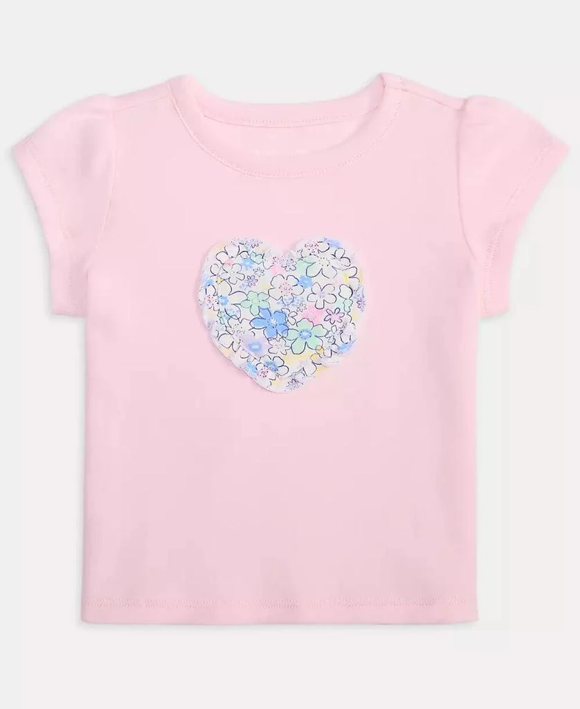 First Impressions Toddler Girls' 2T-4T Mix and Match Floral Heart T-Shirt, Macy's Exclusive