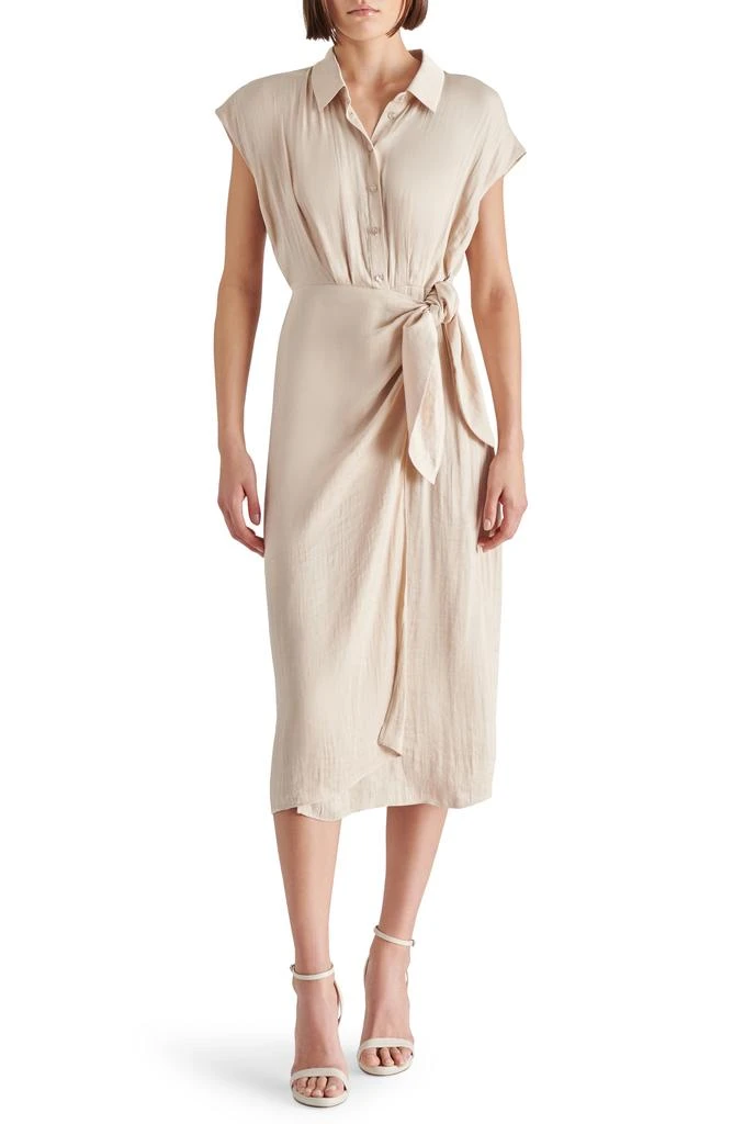 Steve Madden Desiree Faux Wrap Midi Dress 1