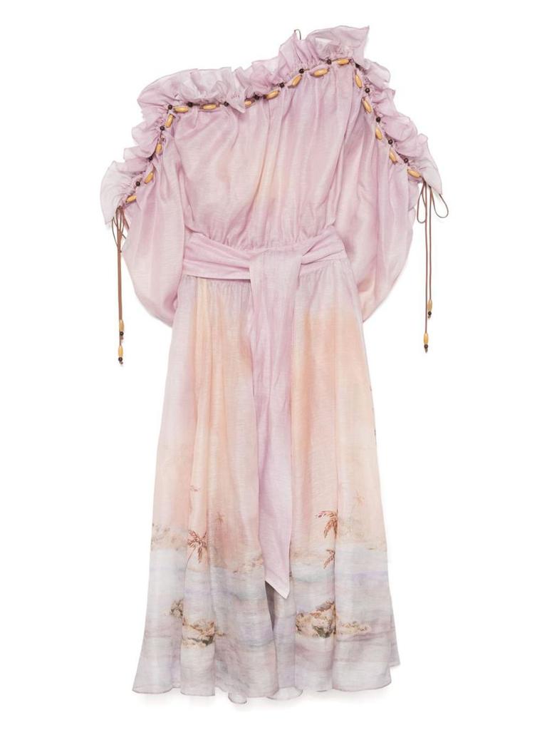 Zimmermann Rhiannon floral cotton bustier dress - Tops