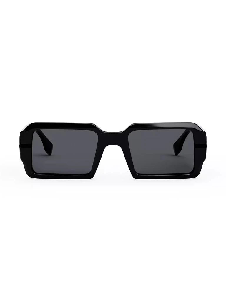 Fendi O'Lock Fendigraphy 52MM Rectangular Sunglasses 1