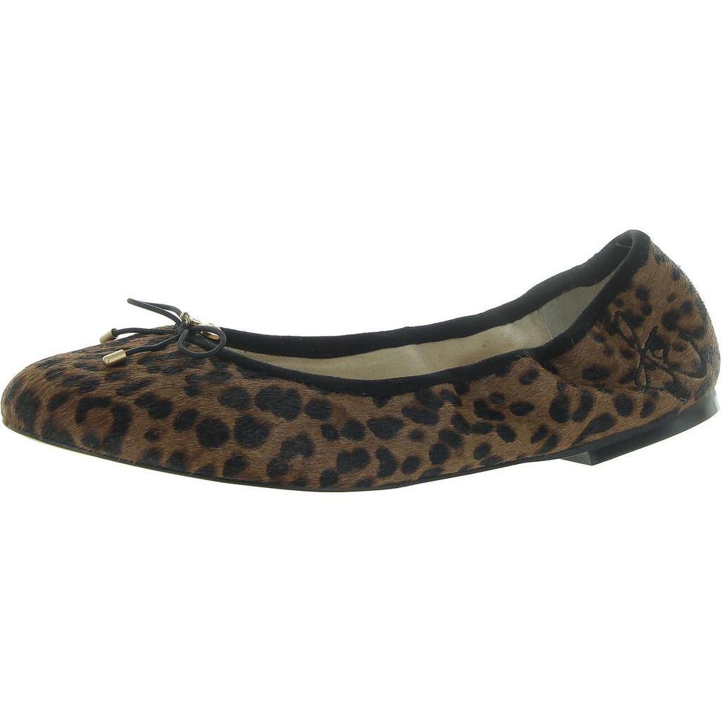 Sam Edelman Felicia Womens Embossed Round Toe Ballet Flats