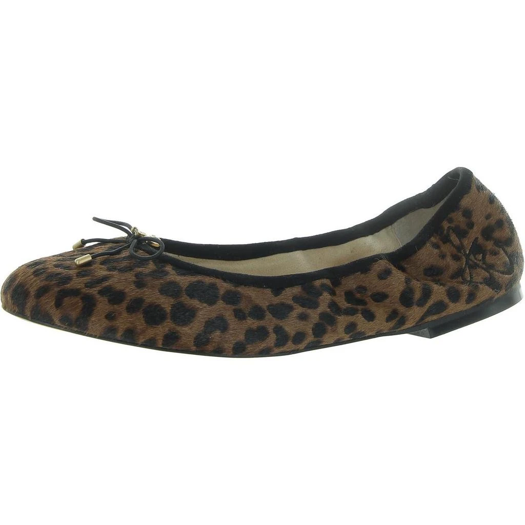 Sam Edelman Felicia Womens Embossed Round Toe Ballet Flats 1