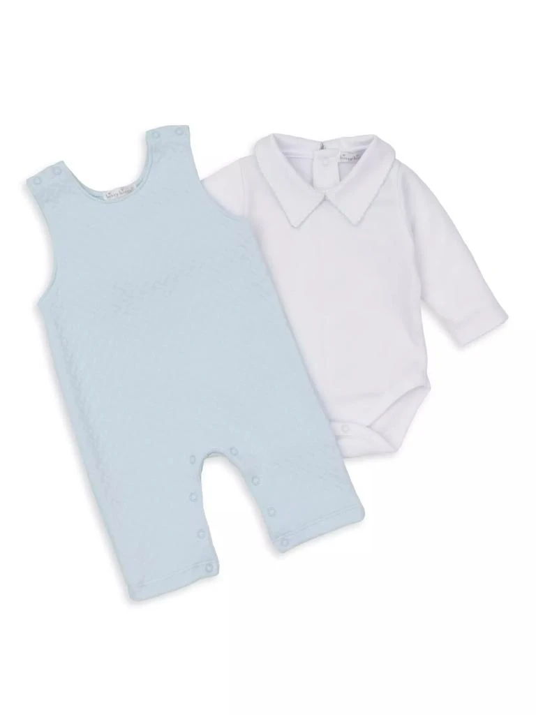Kissy Kissy Baby's Bodysuit & Quilted Overalls Set 2
