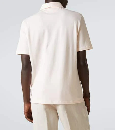 Brunello Cucinelli Cotton and linen polo shirt 4