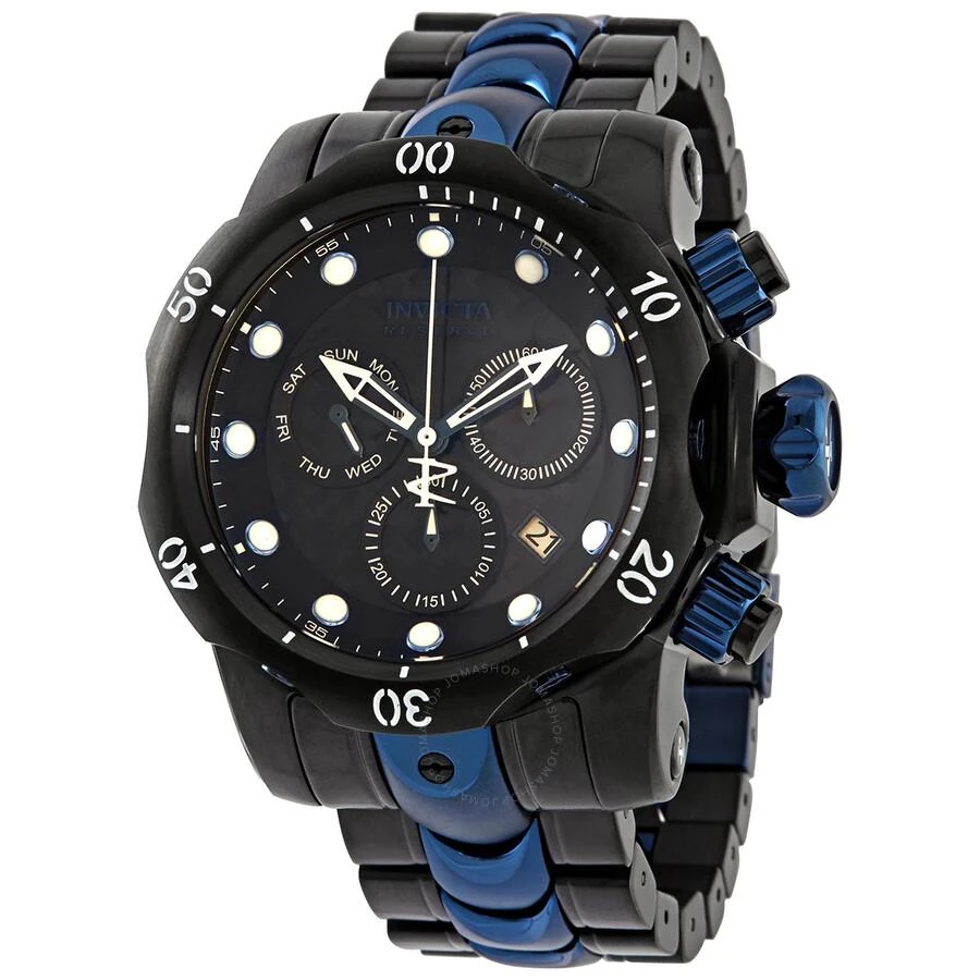 Invicta Venom Chronograph Black Carbon Fiber Dial Two-tone Men's Watch 15461 1