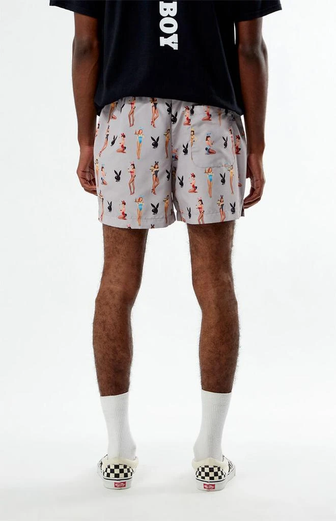 Playboy By Pacsun Pinup 5.5" Swim Trunks 4