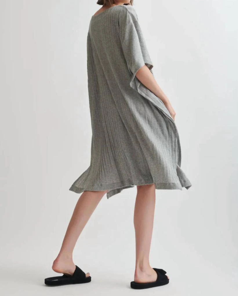 Skin Skin - Rosa Ribbed Bateau-neck Midi Caftan 2