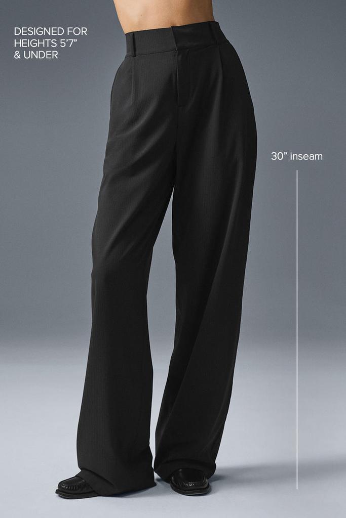 Alo High-Waist Dreamscape Trouser (Regular) - Macadamia