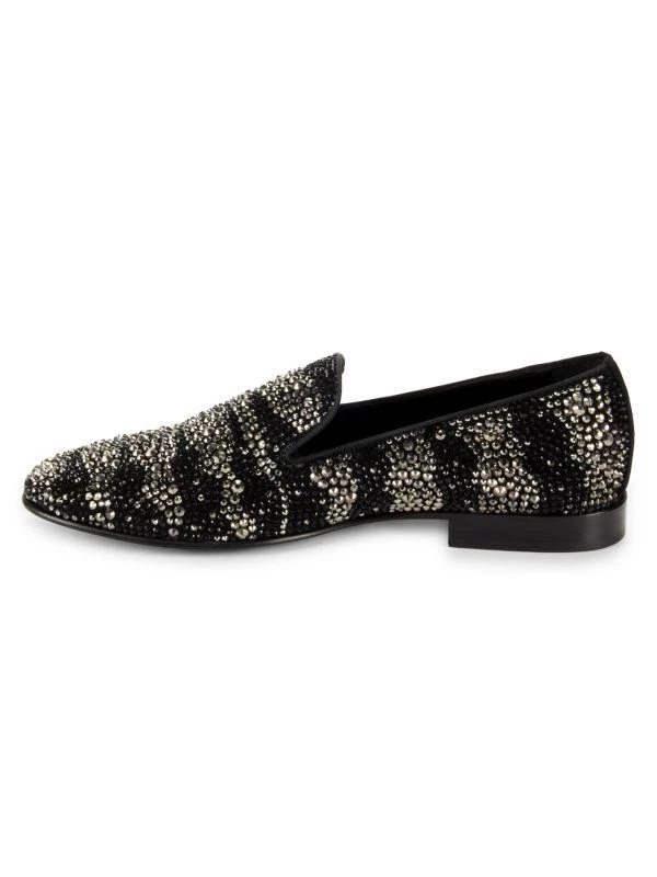 Roberto Cavalli Embellished Leather Smoking Slippers 4