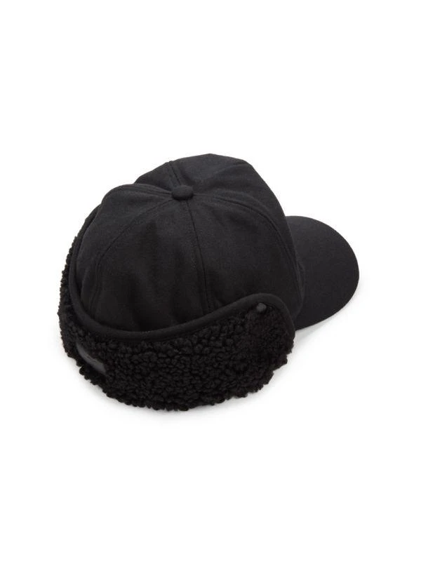 UGG Faux Fur Trim Baseball Cap 2