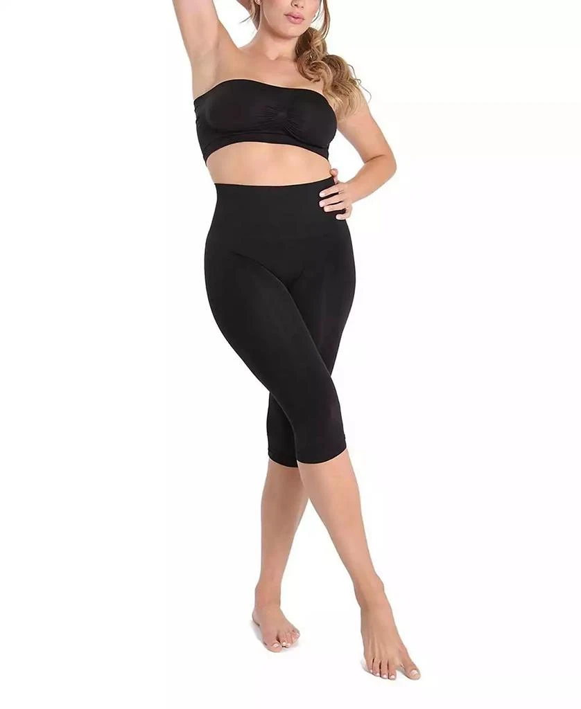 Memoi Women's High-Waisted Shaping Capri Shapewear 3