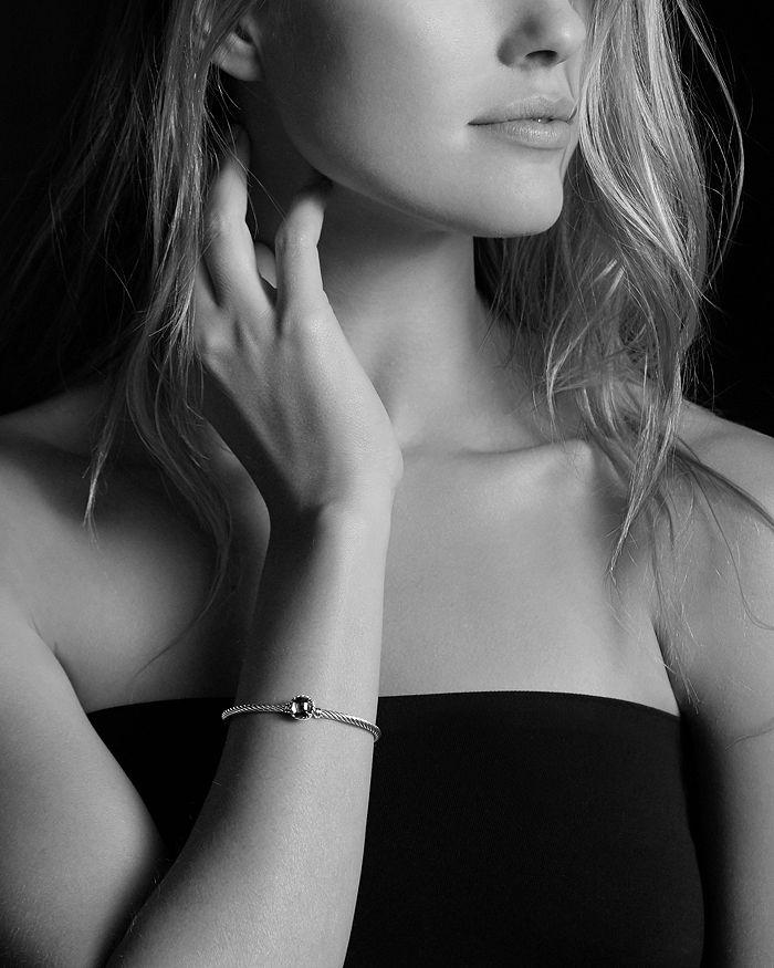 David Yurman Petite Châtelaine ® Bracelet in Sterling Silver with Blue Topaz, 3mm