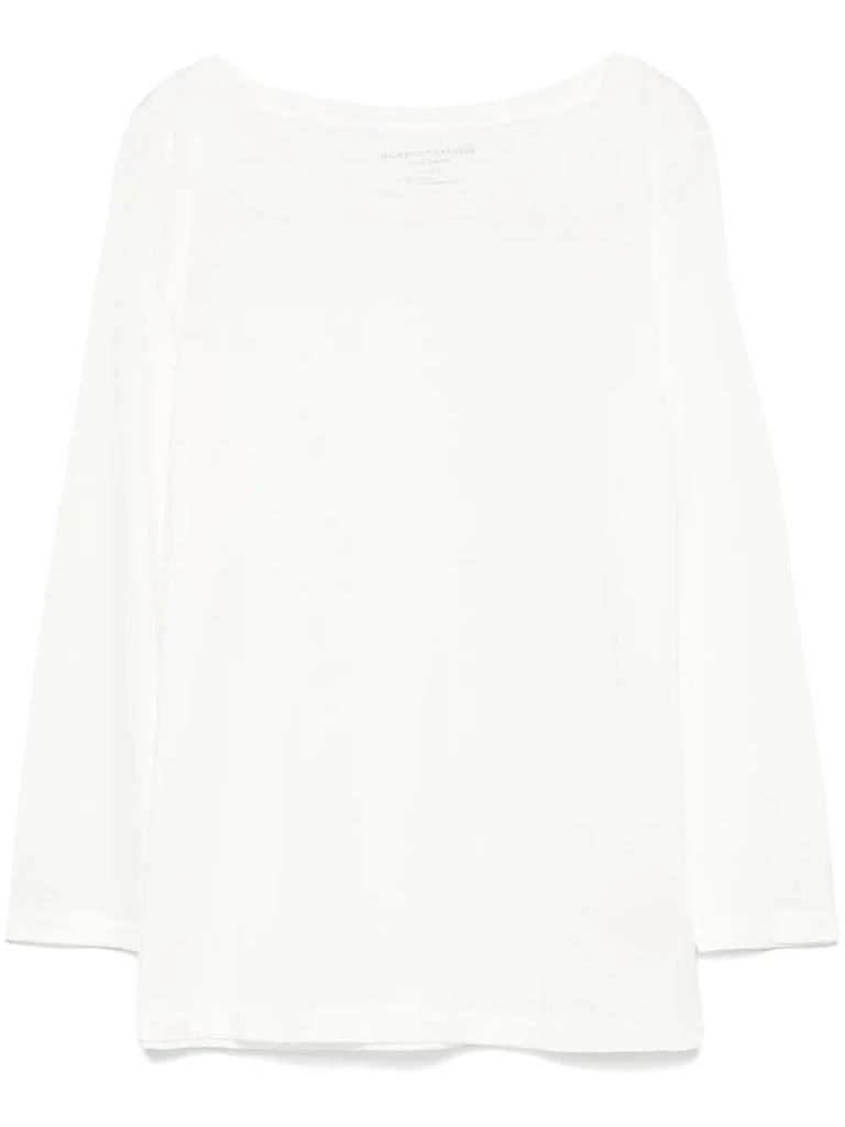 MAJESTIC FILATURES Majestic Filatures Boat-Neck 3/4 Sleeve T-Shirt 1