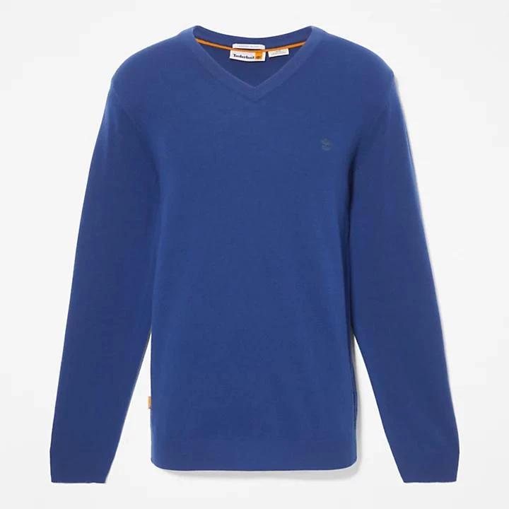 Timberland Cohas Brook V-Neck  Jumper for Men in Blue 6