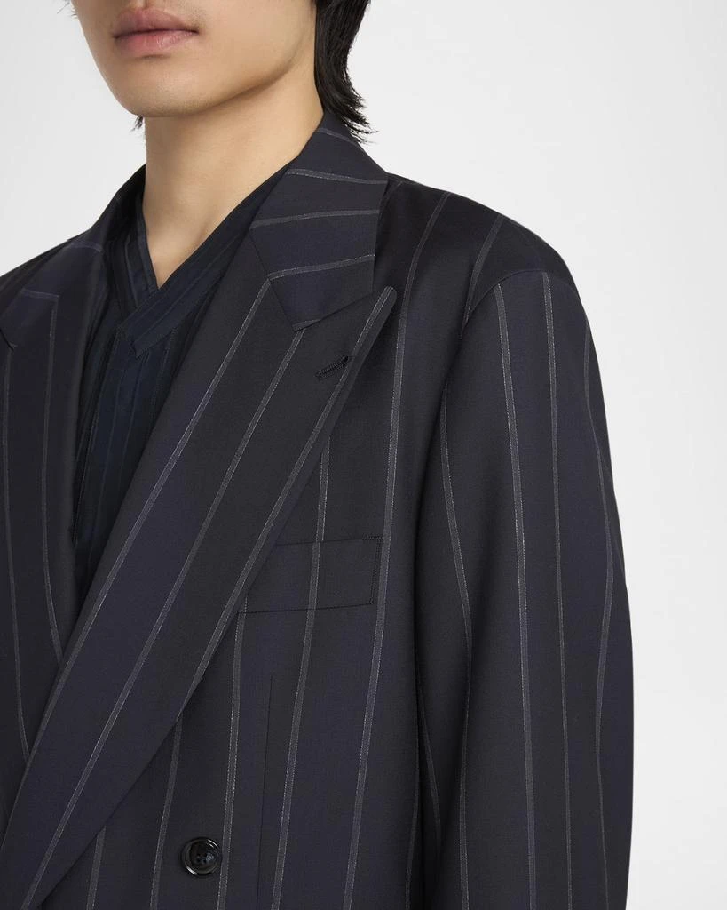 Giorgio Armani Men's Heritage Pinstripe Oversized Suit 6