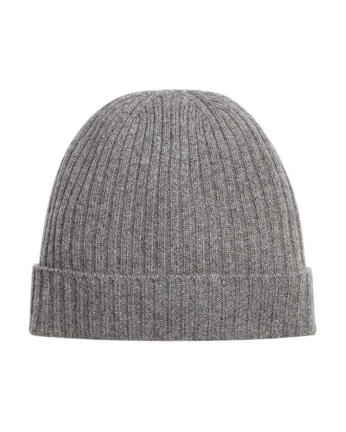 The Men's Store at Bloomingdale's Ribbed Cashmere Cuff Hat  - Exclusive 1