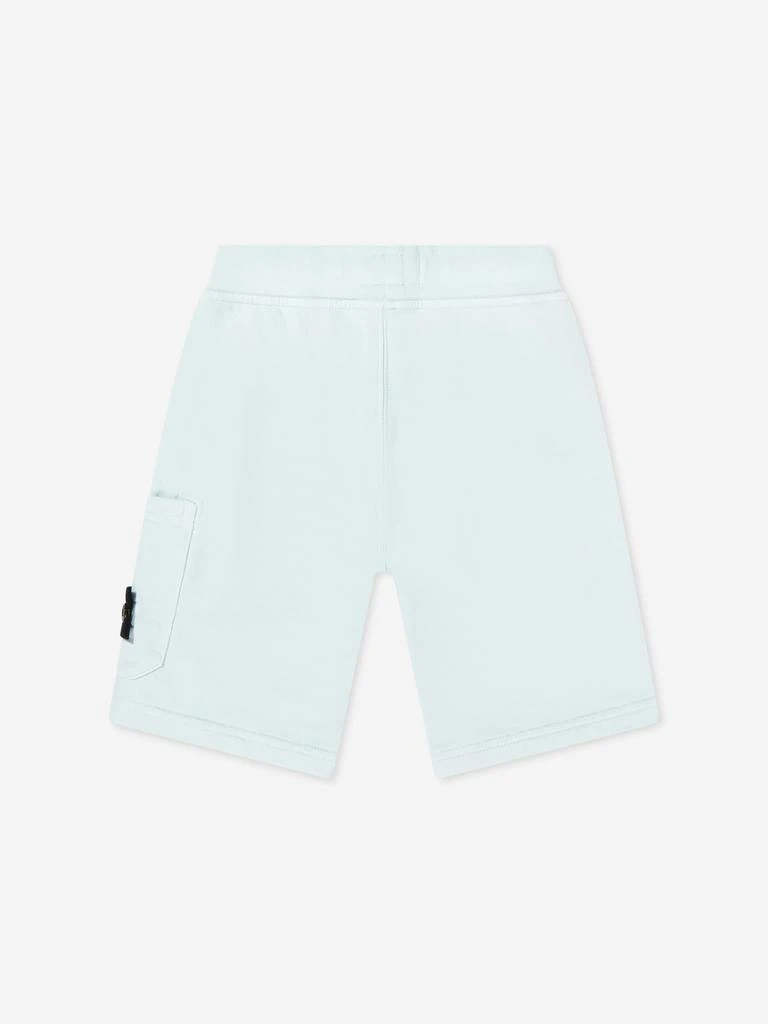 Stone Island Junior Stone Island Boys Logo Pocket Shorts in Blue 2