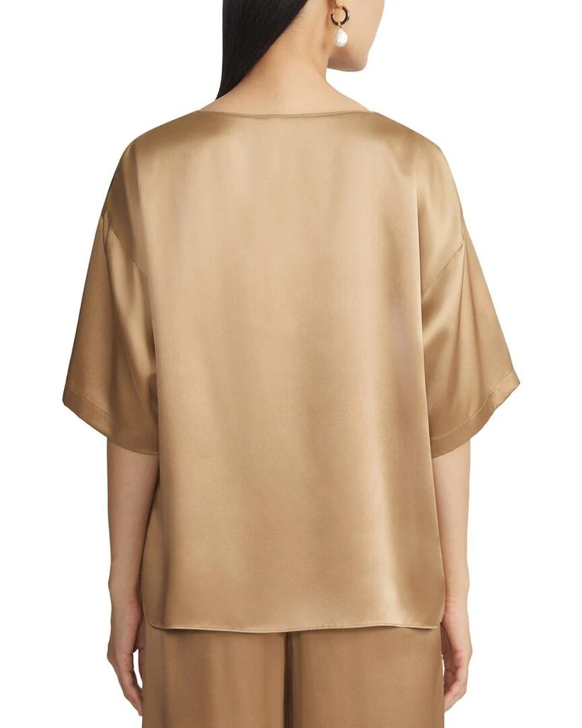 Lafayette 148 New York Crewneck Short Sleeve Top 2