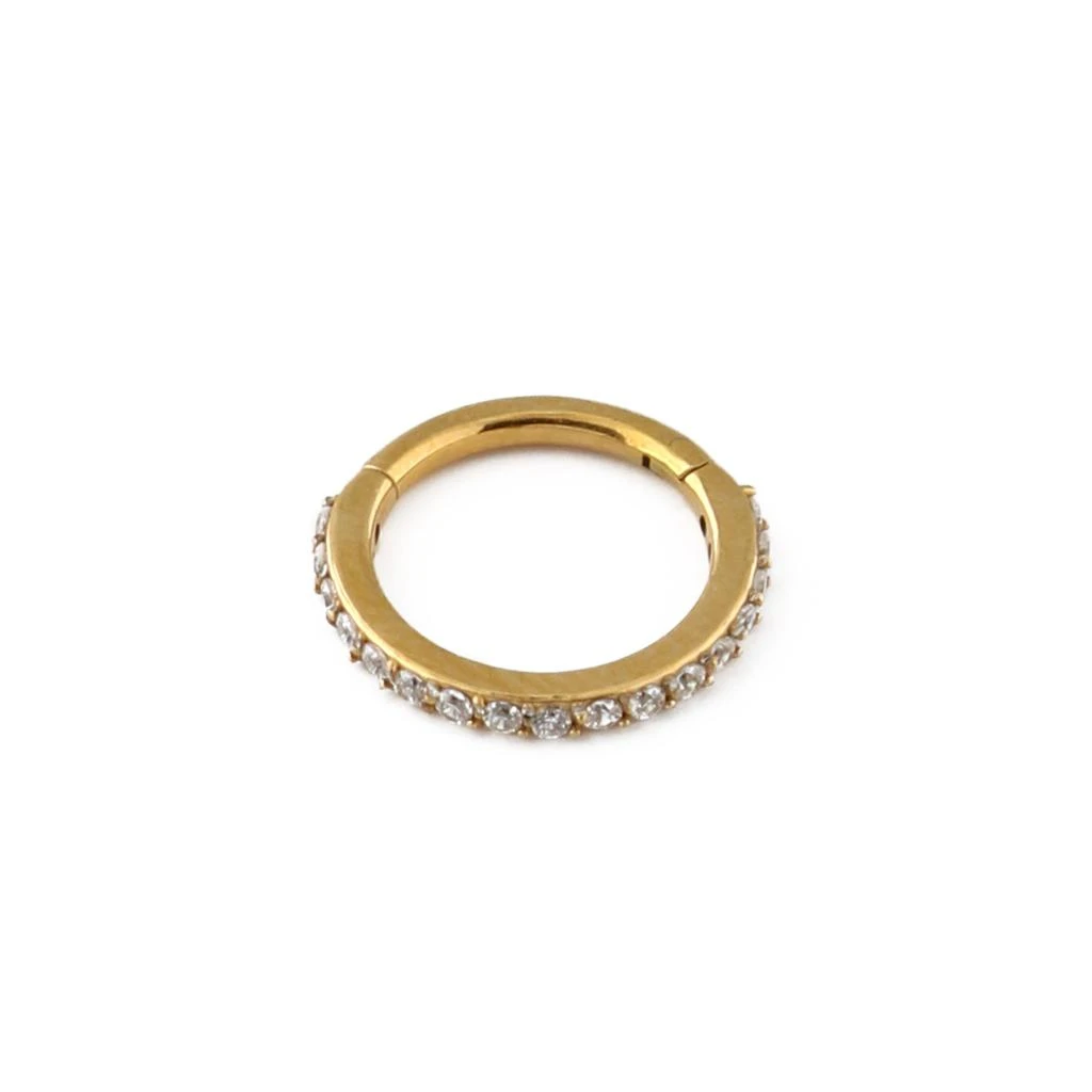 Orelia London Crystal Pavé Clicker Hoop 8mm 4