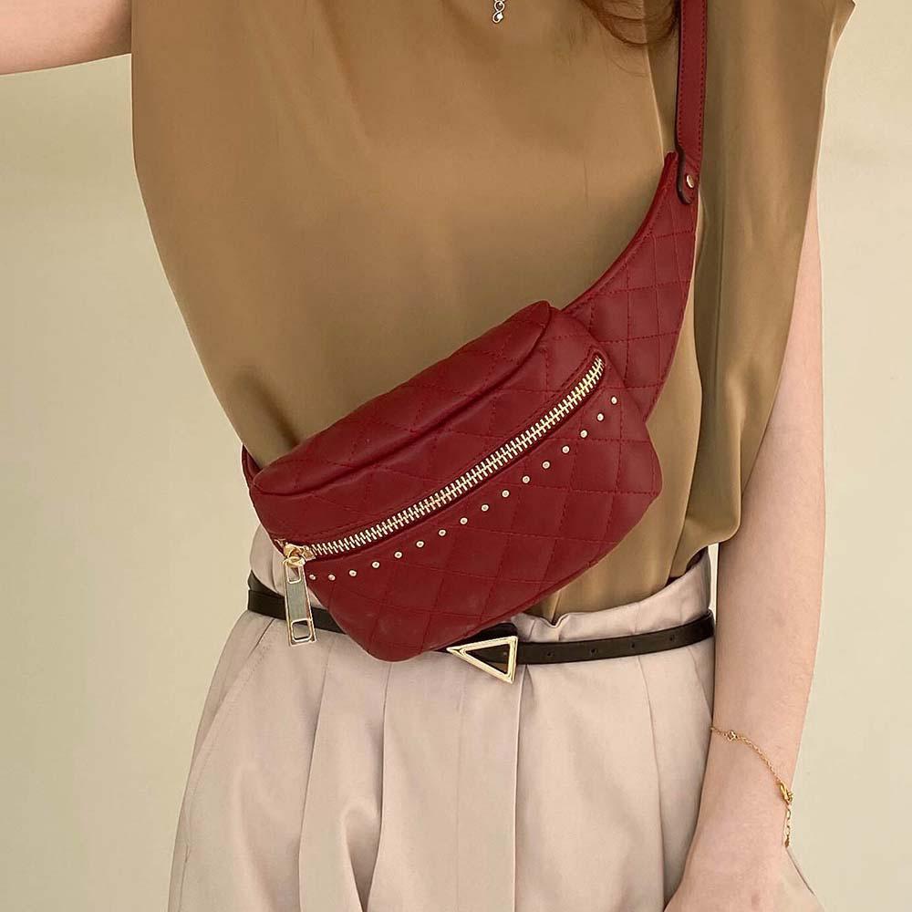 MKF Camilla Quilted Belt Waist Bag by Mia K