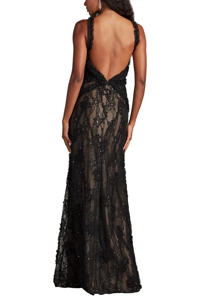Tadashi Shoji Kaiti Embroidered Halter Gown 2
