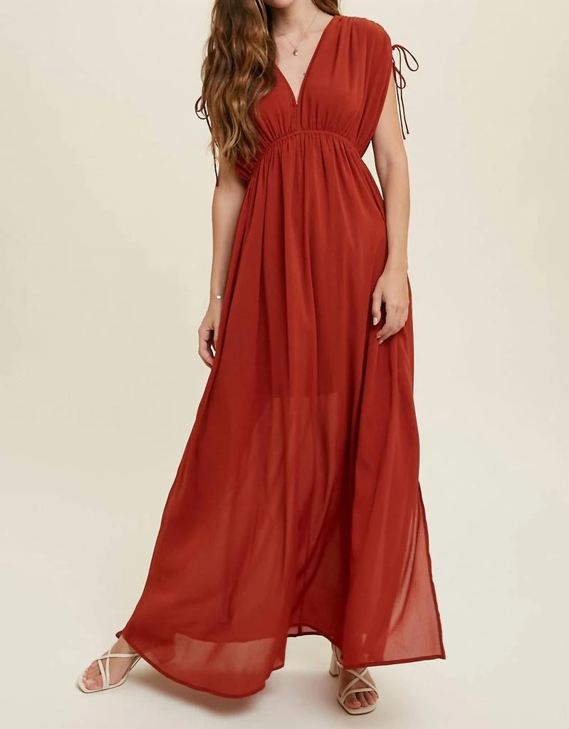 chinese dress ladies Long Dress Collina | Brown | L