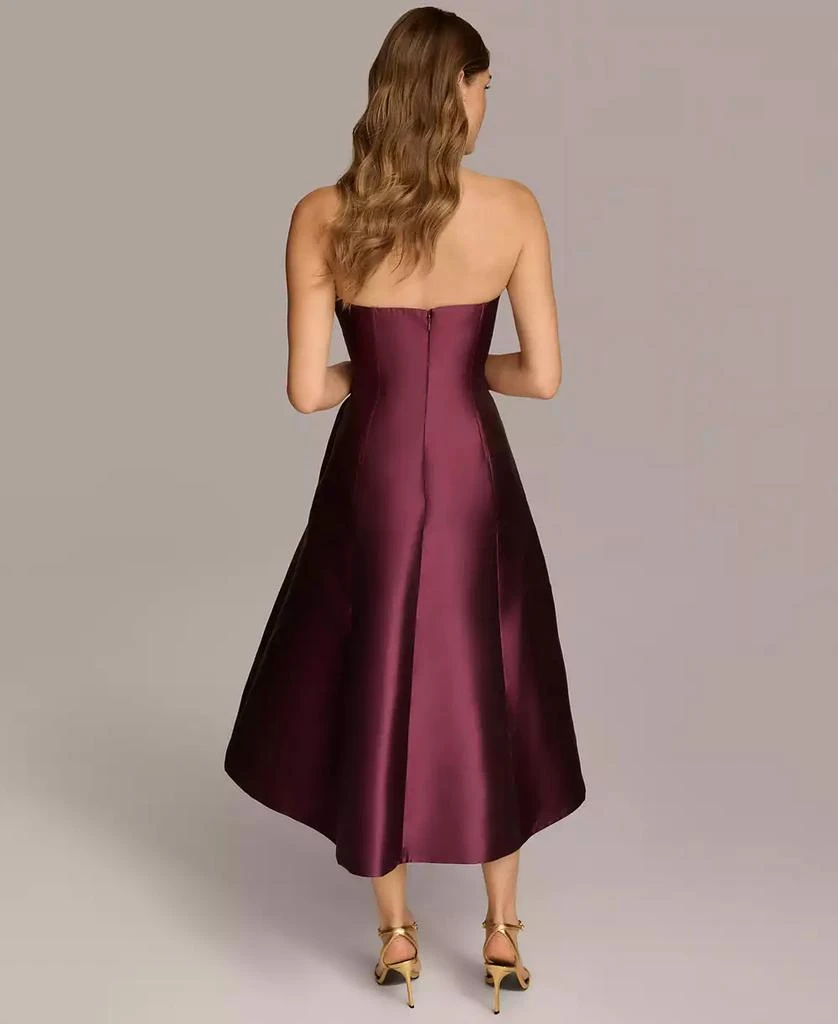 Donna Karan Donna Karan Women's Strapless Fit & Flare Midi Dress 2