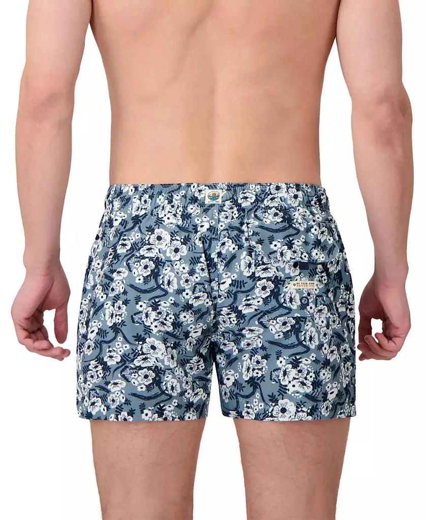 Sunset and Vines Men's Floral Woven Swim Trunks 2
