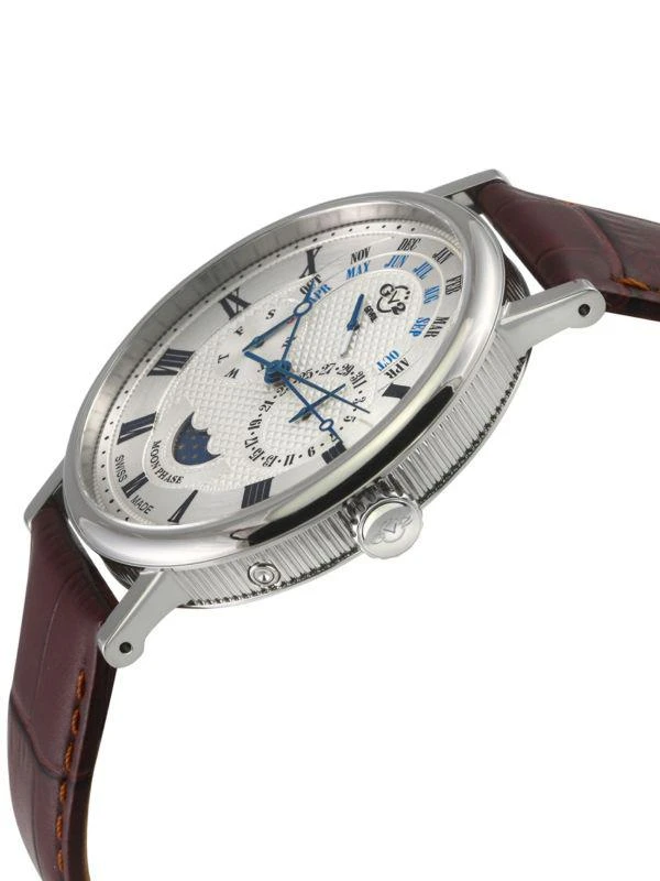 GV2 ​Maestro Stainless Steel & Leather-Strap Watch/42MM 3