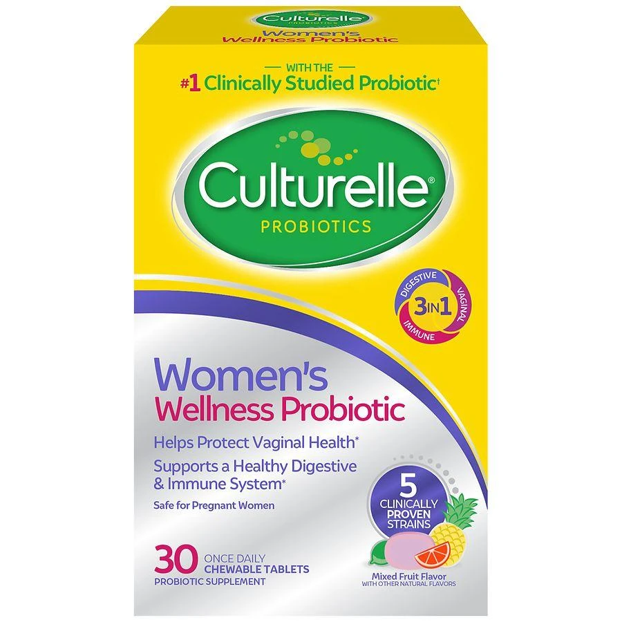 Culturelle Daily Chewable Probiotic for Women, Vaginal, Digestive Health & Immune Support 1