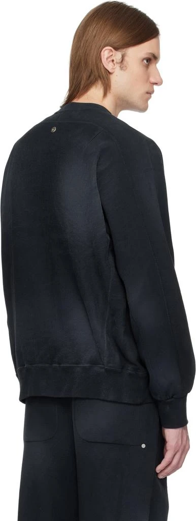 Omar Afridi Navy Dolman Crewneck Sweatshirt 3