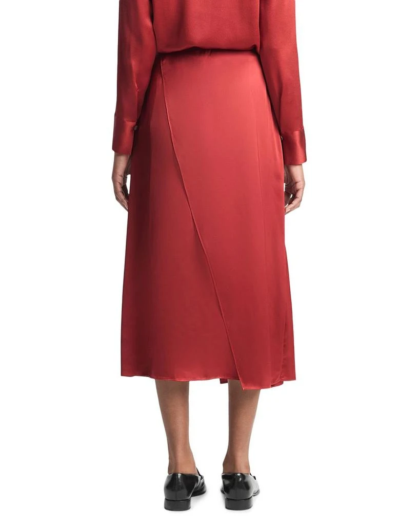 Vince Draped Wrap Midi Skirt 3