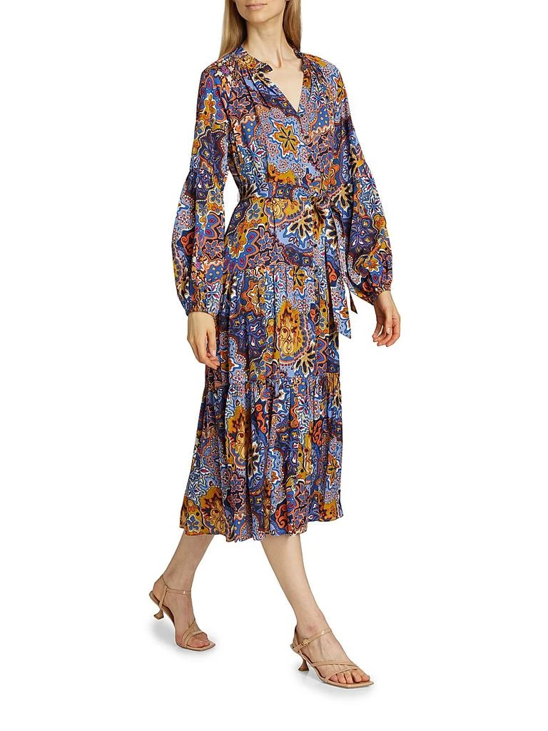 Tahari The Sienna Paisley Silk Dress 2