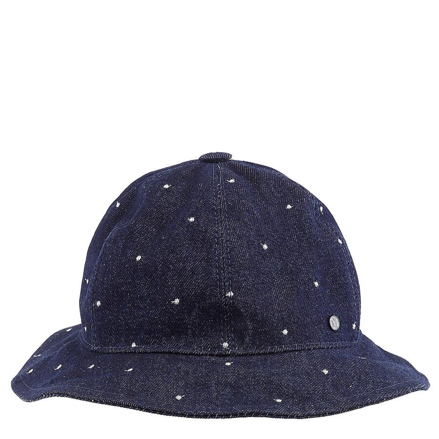 MAISON MICHEL Ladies Denim Blue Mara Denim Hat
