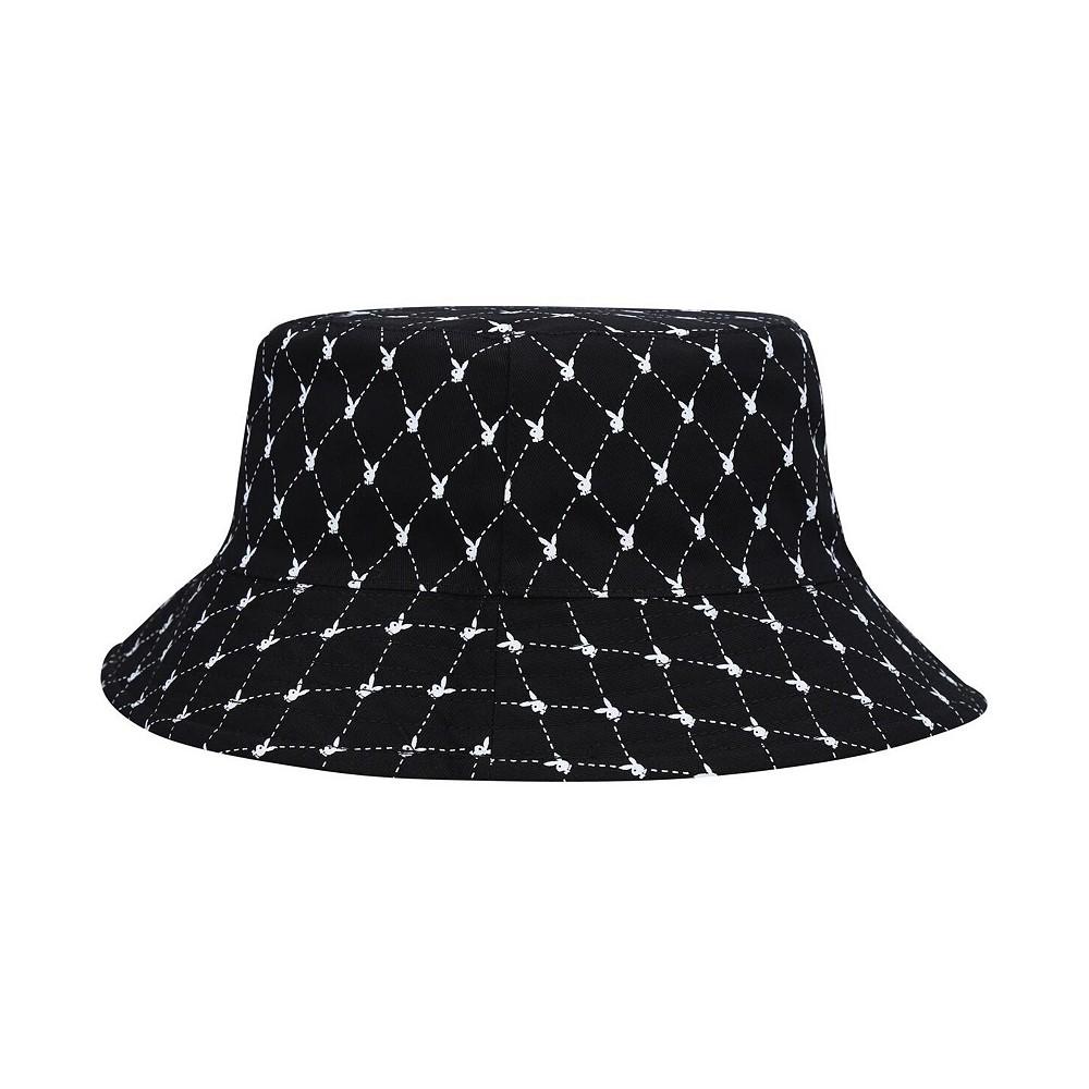 Playboy Men's Black Reversible Bucket Hat