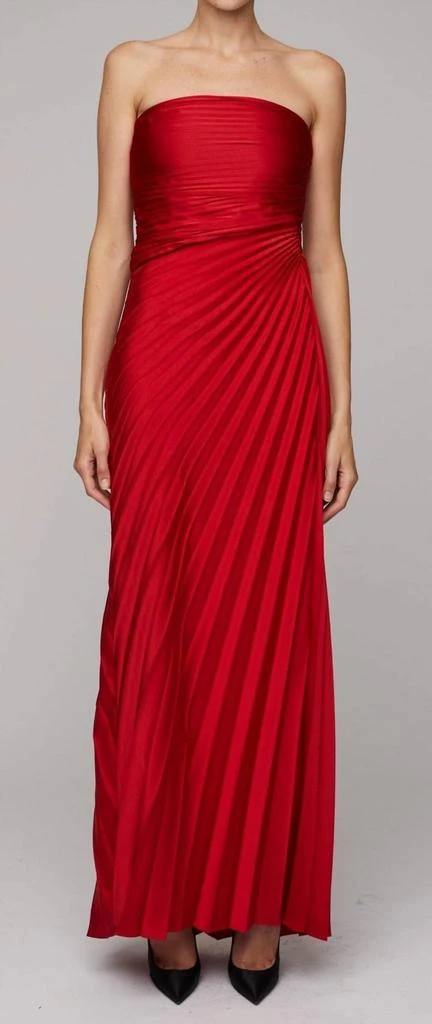A.L.C. Bianca Dress In Really Red 1