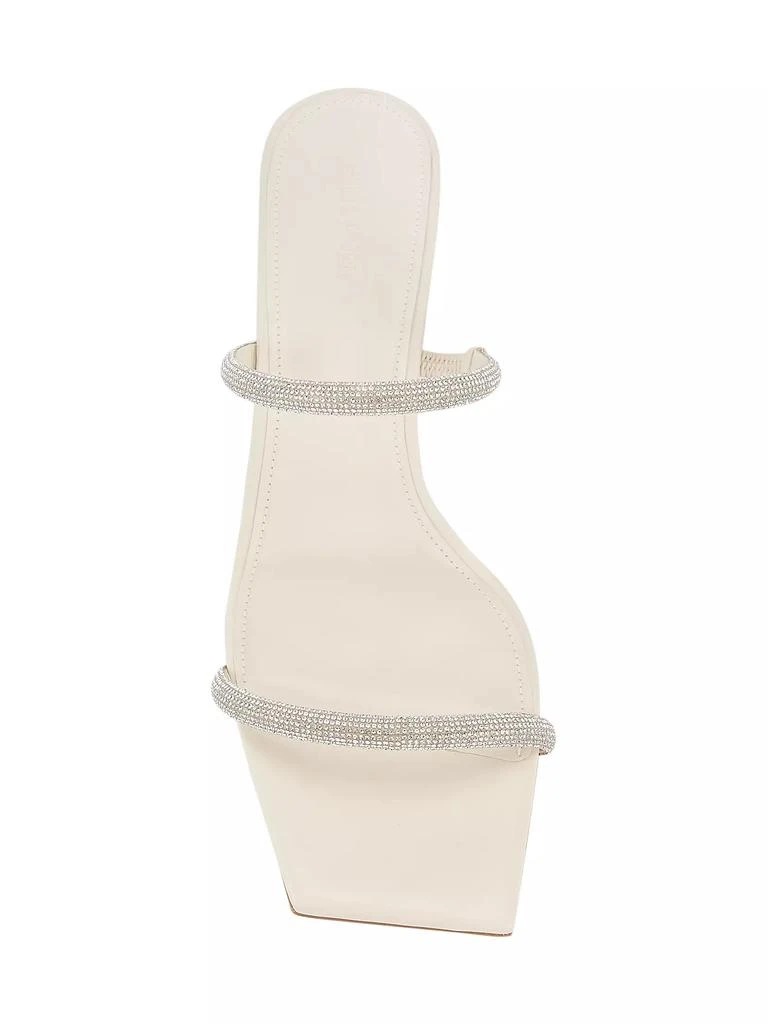 Cult Gaia Nami 36MM Crystal-Embellished Kitten-Heel Sandals 5