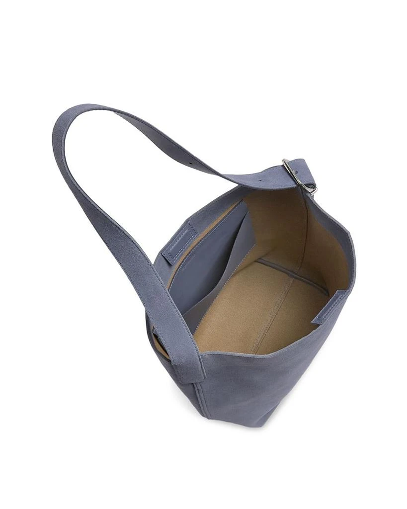 Madewell The Essential Bucket Tote in Suede 3