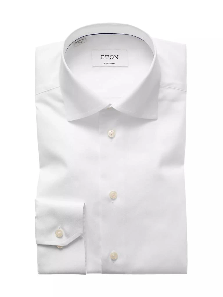 Eton Super Slim-Fit Twill Dress Shirt 1