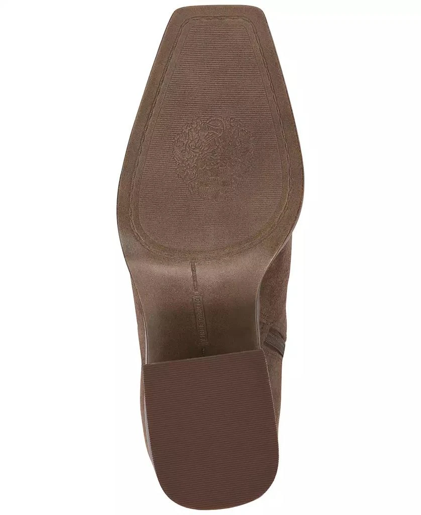 Vince Camuto Womens's Sangeti Snip-Toe Block-Heel Extra Wide-Calf Knee-High Boots 8