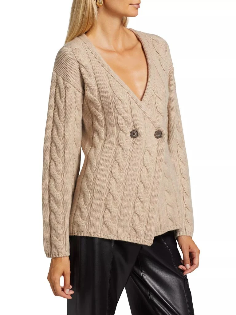 Naadam Cable-Knit Double-Breasted Cardigan 4