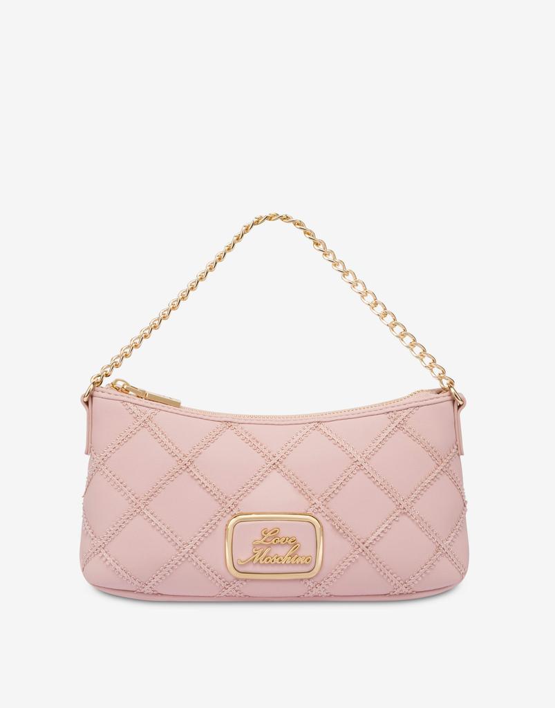 Love Moschino Lady Lace Mini Hobo Bag