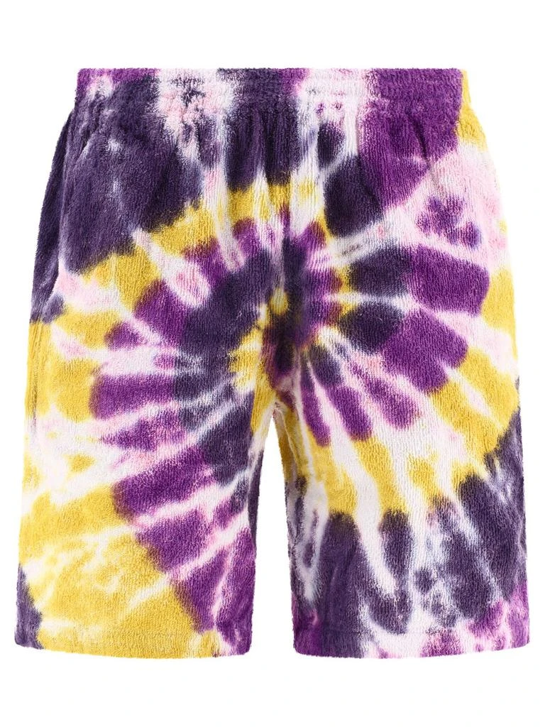 South2 West8 South2 West8 Tie-Dye Patterned Shorts 1