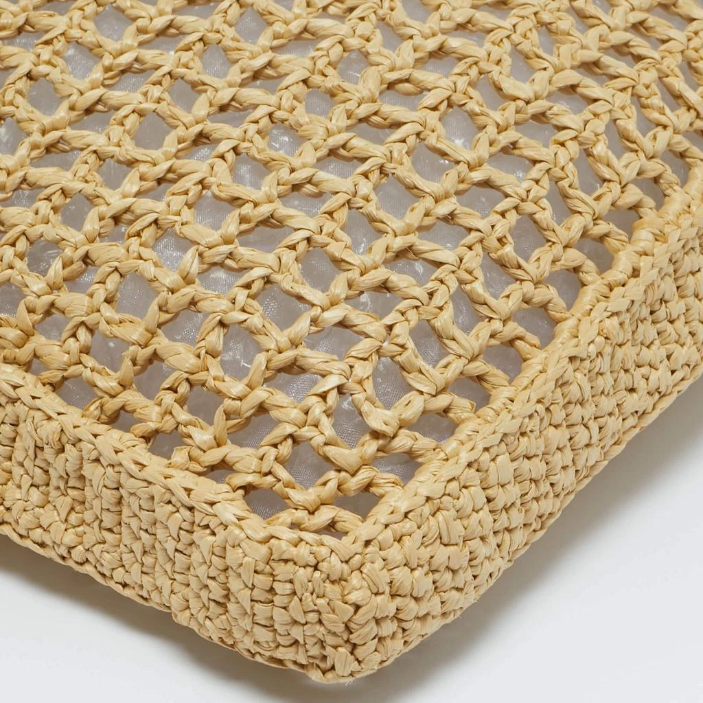 Prada Prada Natural Woven Raffia Beach Tote 10