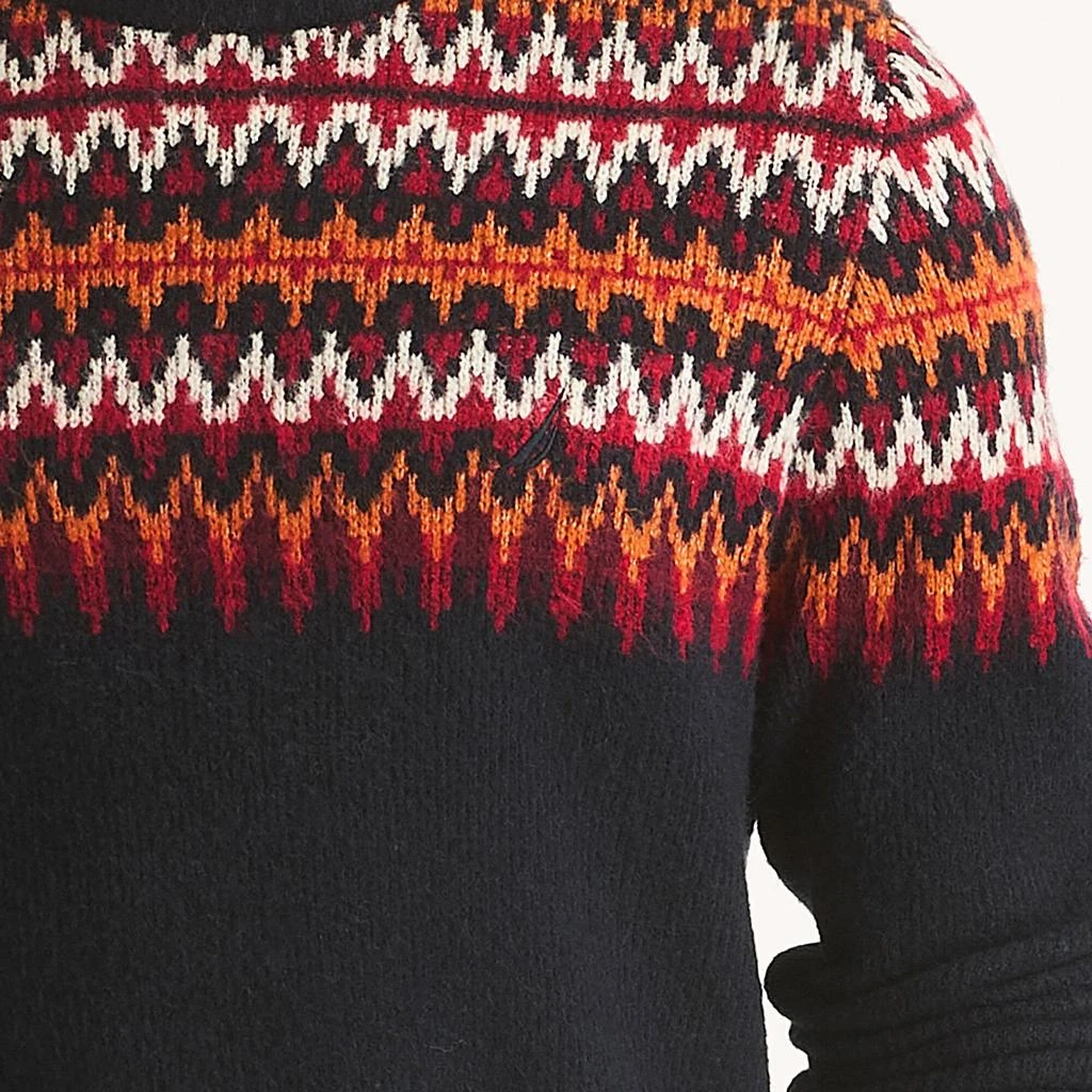 Nautica Mens Fair Isle Crewneck Sweater 3