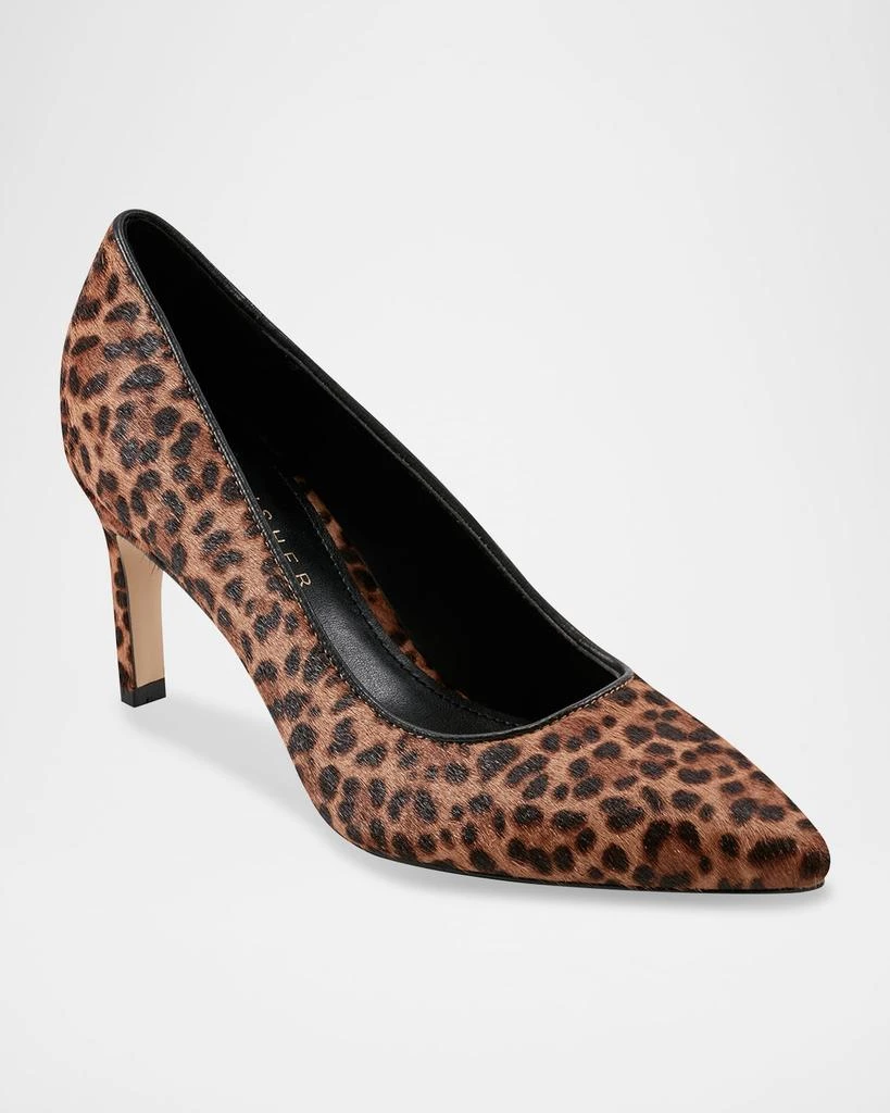 Marc Fisher Leopard Mid-Heel Stiletto Pumps 2